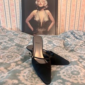 impo Black Mule 1.5 in heel